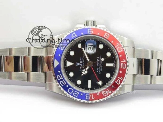 BLRO GMT-Master 116719 Dial A3186 Bp-Maker SS SS Bracelet II Black On 0414